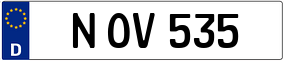 Truck License Plate